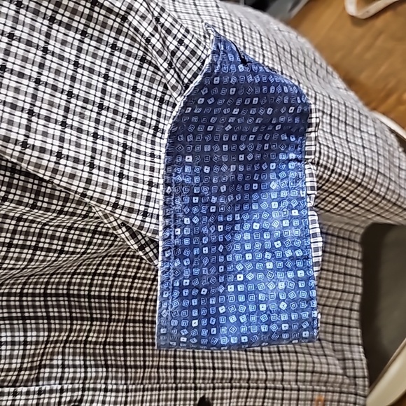 Thomas Dean Long Sleeve Dress Shirt - Picture 4 of 11